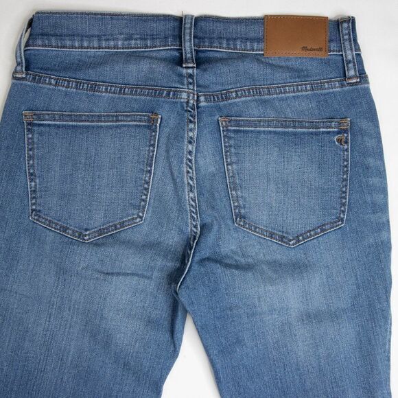 NEW Madewell Skinny Mid-rise ripped Jeans Frankie was, 27P - Picture 8 of 16